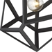 Hedron One Light Pendant - Matte Black - TRE1109