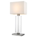 Shine Table Lamp with Off-White Shantung Shade - TRE1156