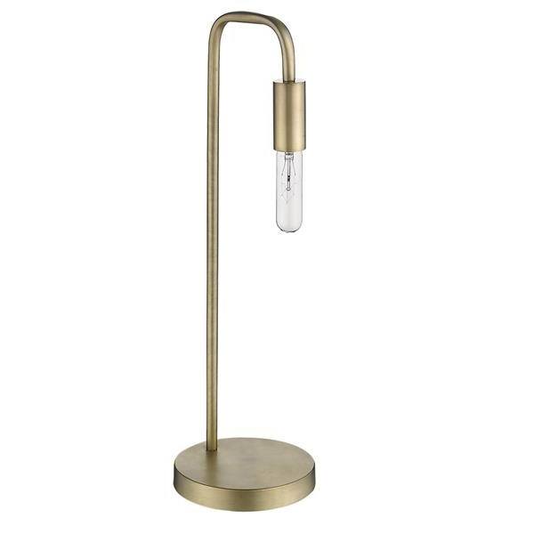 Perret One Light Table Lamp - Aged Brass 