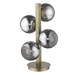 Lunette Four Light Table Lamp - Aged Brass - TRE1163