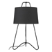 Lamia One Light Table Lamp in Matte Black Finish - TRE1169