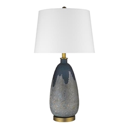 Trend Home One Light Table Lamp - Brass 