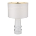 Trend Home One Light White Table Lamp - TRE1192