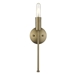 Perret One Light Aged Brass Finished Sconce - TRE1206