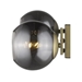 Lunette Two Light Sconce with Aged Brass Finish - TRE1208