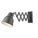 Plexus One Light Gray Finished Sconce with Gray Metal Shade - TRE1214