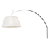 Della One Light Sconce with White Fabric Tapered Drum Shade - TRE1218