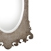 Vitravo Oxidized Silver Oval Mirror - UTT1218
