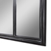 Lyda Aged Black Arch Mirror - UTT1263