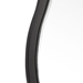 Aneta Black Round Mirror - UTT1347
