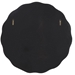 Aneta Black Round Mirror - UTT1347