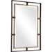 Carrizo Gold & Bronze Rectangle Mirror - UTT1360