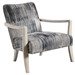 Watercolor Gray Chenille Accent Chair - UTT2048