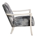 Watercolor Gray Chenille Accent Chair - UTT2048