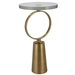 Ringlet Brass Accent Table - UTT2328