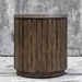 Maxfield Wooden Drum Side Table - UTT2452
