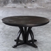 Maiva Round Black Dining Table - UTT2462