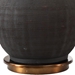 Arnav Textured Black Lamp - UTT2524