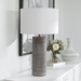 Monolith Gray Table Lamp - UTT2599