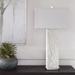 Pillar White Marble Table Lamp - UTT2608