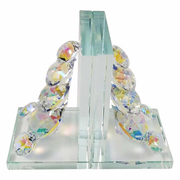 Set of 2 Crystal Diamond Booken-Rainbow 