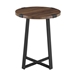 Rustic Side Table - Dark Walnut - WEF1226