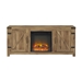 58" Rustic Modern Farmhouse Fireplace TV Stand - Barnwood - WEF1479