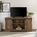 58" Modern Farmhouse Wood TV Stand - Rustic Oak - WEF1589