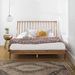 Modern Wood Queen Spindle Bed - Caramel - WEF2022