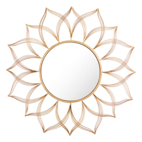 Flower Gold Mirror 