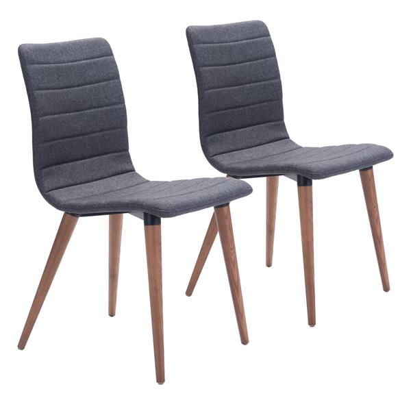 Jericho Dining Chair Gray - Set of 2 