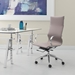 Glider Hi Back Office Chair Taupe - ZUO3868