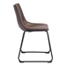 Smart Dining Chair Vintage Espresso - Set of 2 - ZUO3885