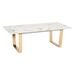Atlas Coffee Table Stone & Gold - ZUO3949