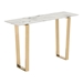 Atlas Console Table Stone & Gold - ZUO3950