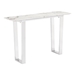 Atlas Console Table Stone & Brushed Stainless Steel - ZUO3974