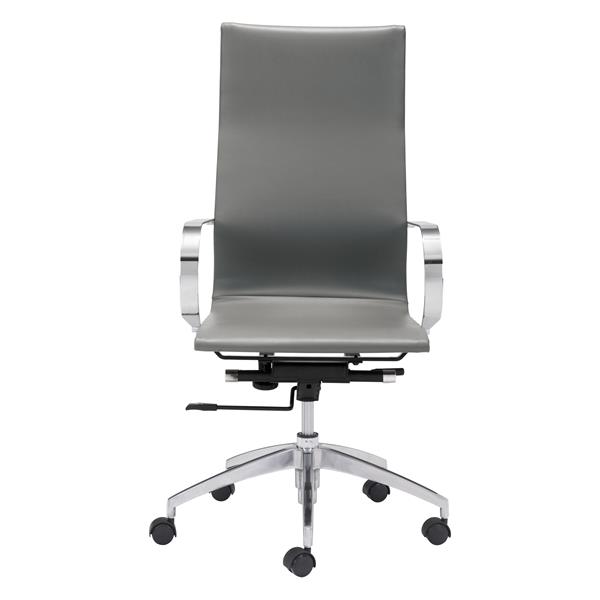 Glider High Back Office Chair Gray 