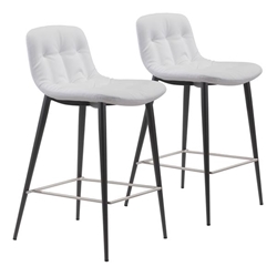 Tangiers Counter Chair White - Set of 2 