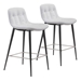 Tangiers Counter Chair White - Set of 2 - ZUO4139