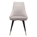 Piccolo Dining Chair Gray Velvet - Set of 2 - ZUO4143
