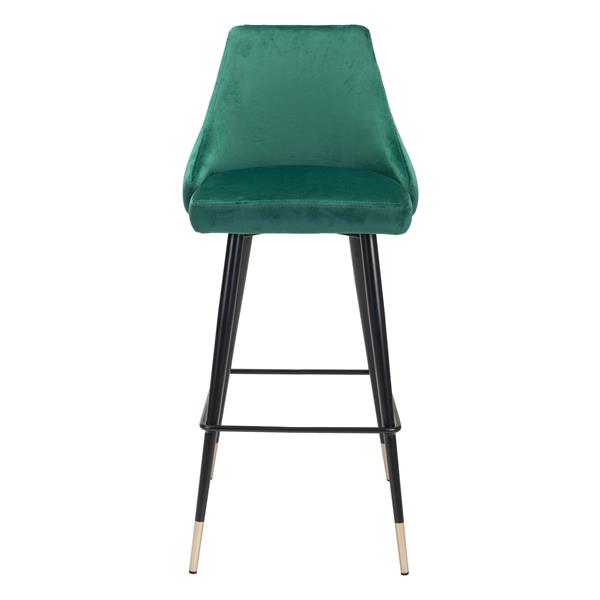 Piccolo Bar Chair Green Velvet 