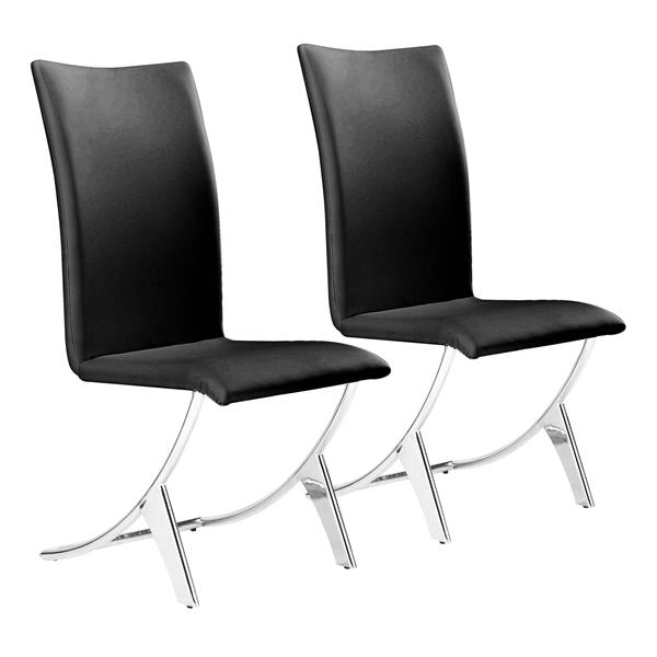 Delfin Dining Chair Black - Set of 2 