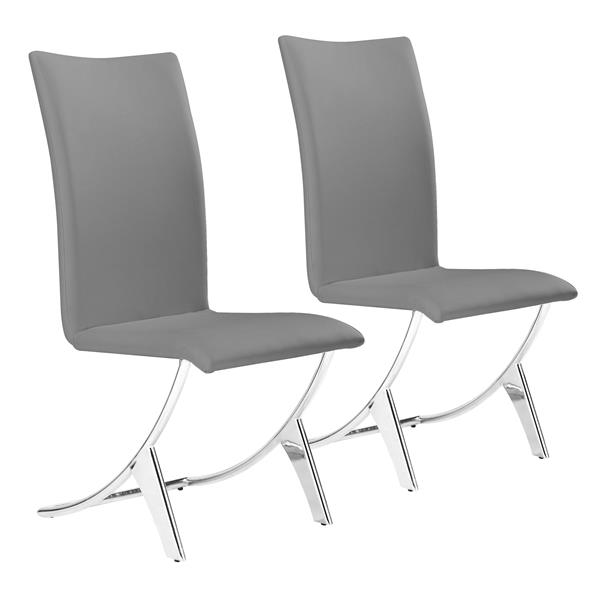 Delfin Dining Chair Gray - Set of 2 