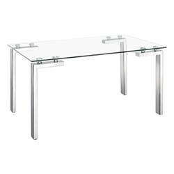 Roca Dining Table Stainless Steel 