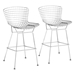 Wire Bar Chair Chrome - Set of 2 - ZUO4284