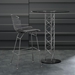 Wire Bar Chair Chrome - Set of 2 - ZUO4284