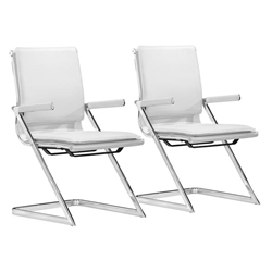 Lider Plus Conference Chair White - Set of 2 