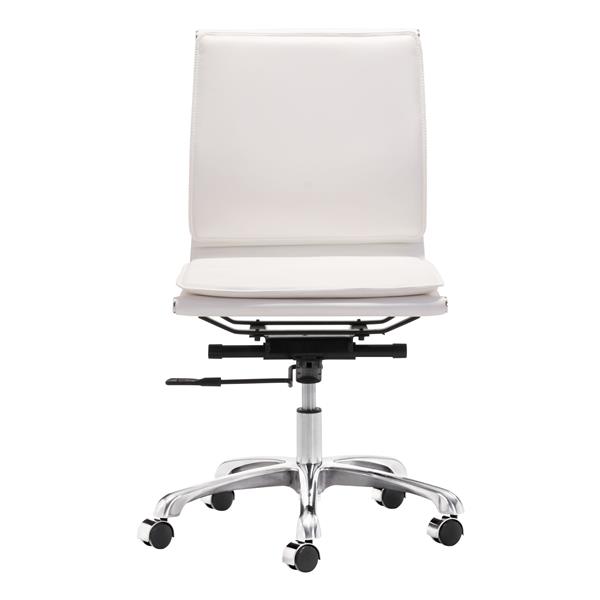 Lider Plus Armless Office Chair White 