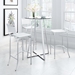 Soar Bar Chair White - Set of 2 - ZUO4345