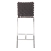 Criss Cross Counter Chair Black - Set of 2 - ZUO4365